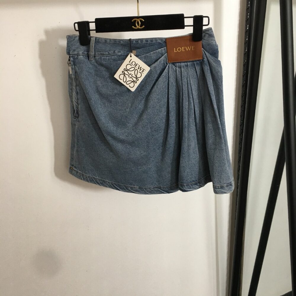 LWE. Denim logo skirt (preorder) - Image 5