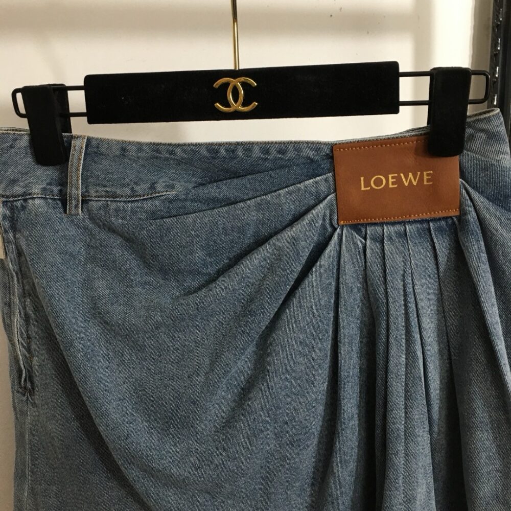LWE. Denim logo skirt (preorder) - Image 3