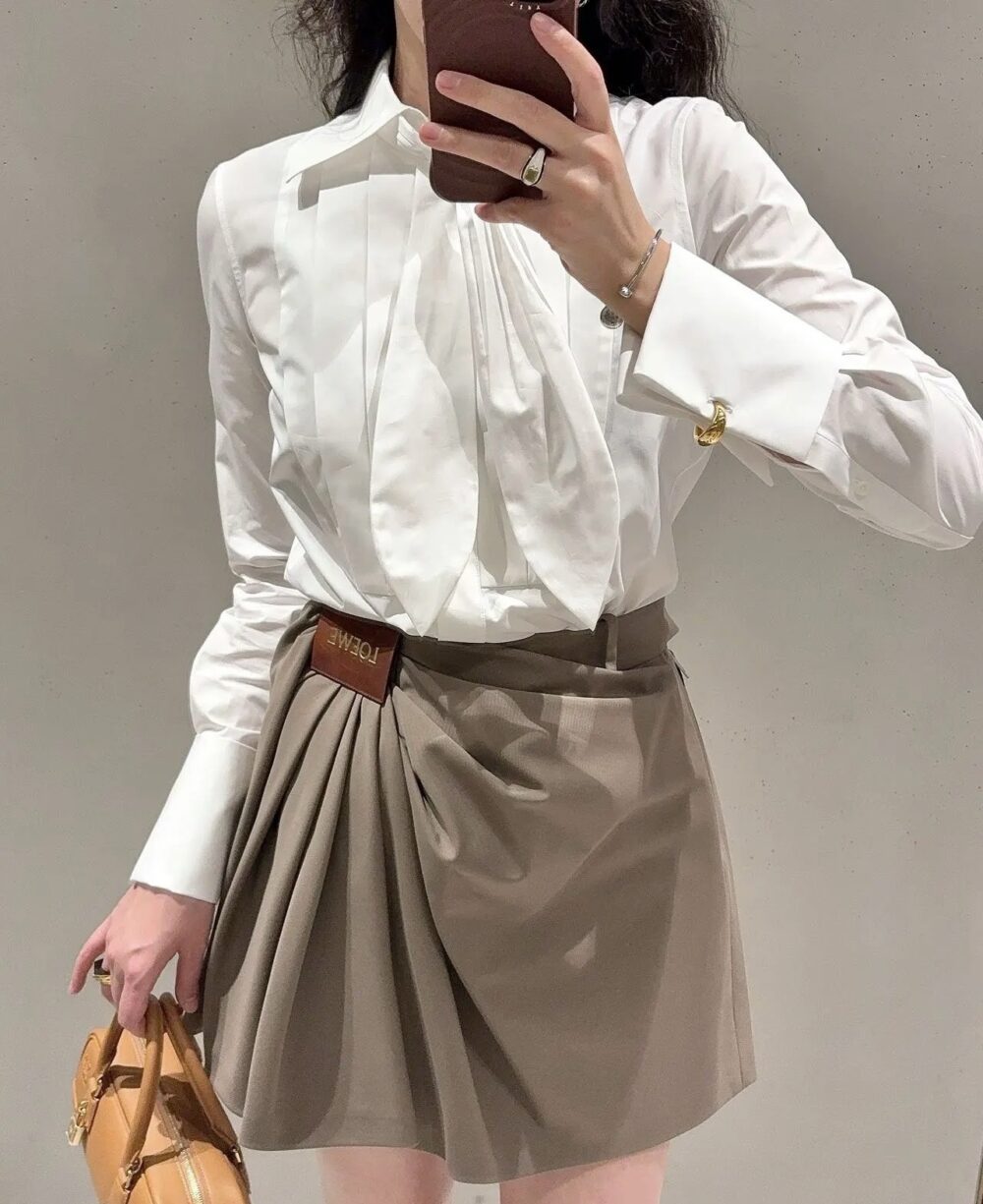 LWE. Tailored logo skirt (preorder)