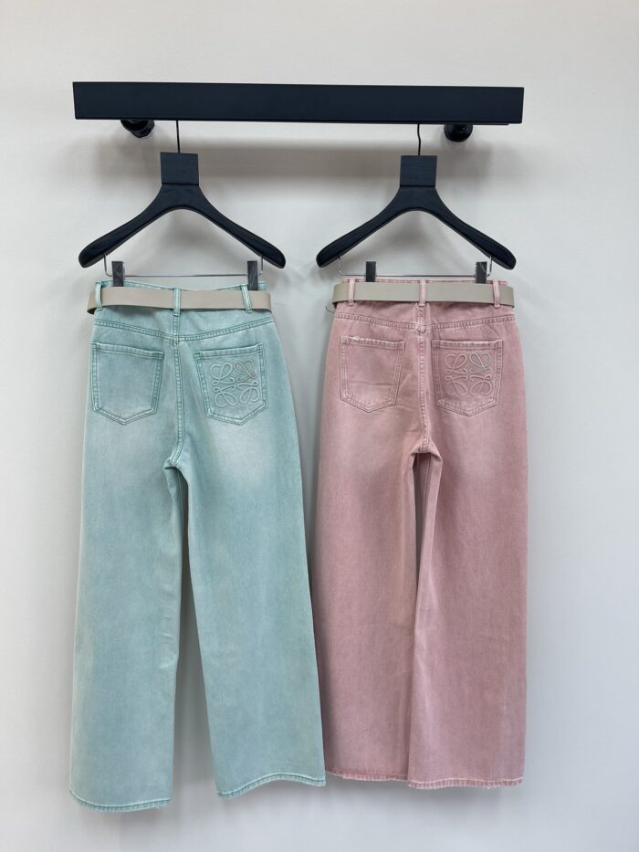LWE. Colorful logo jeans (preorder)